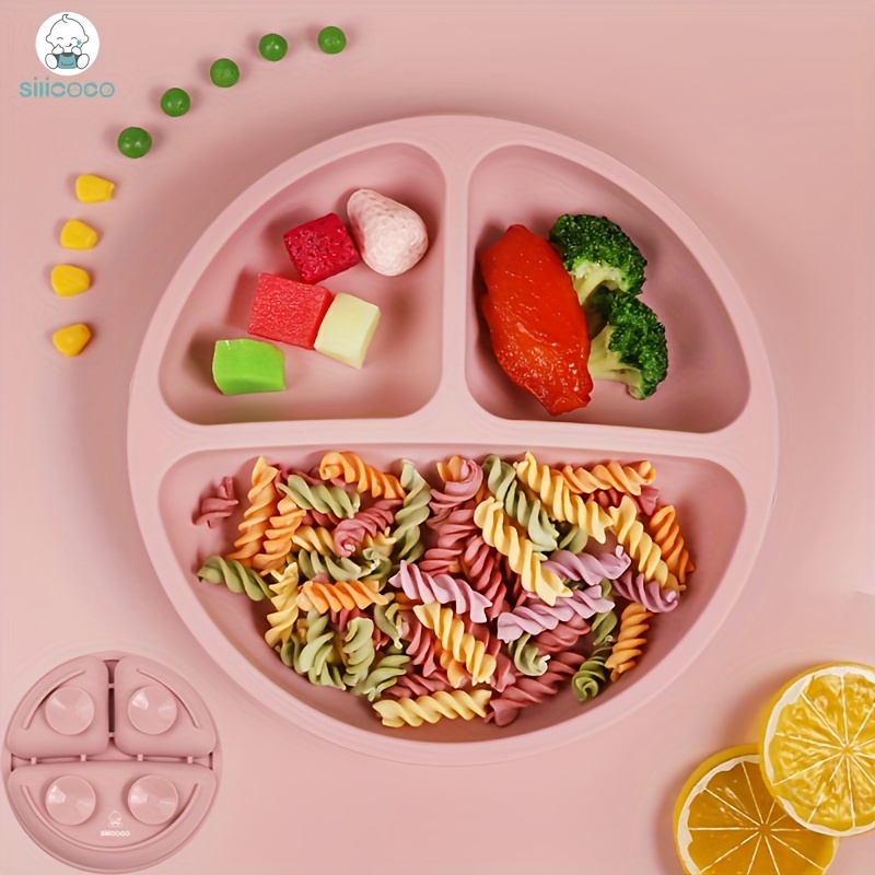 Set Cucchiaio E Forchetta Tovagliette In Silicone Bambini 3 Pezzi/set,  Piatto Design Diviso, Piatto Piano Allenamento Autoalimentazione Senza Bpa,  Lavabile In Lavastoviglie Microonde - Prima Infanzia E Maternità - Temu  Italy