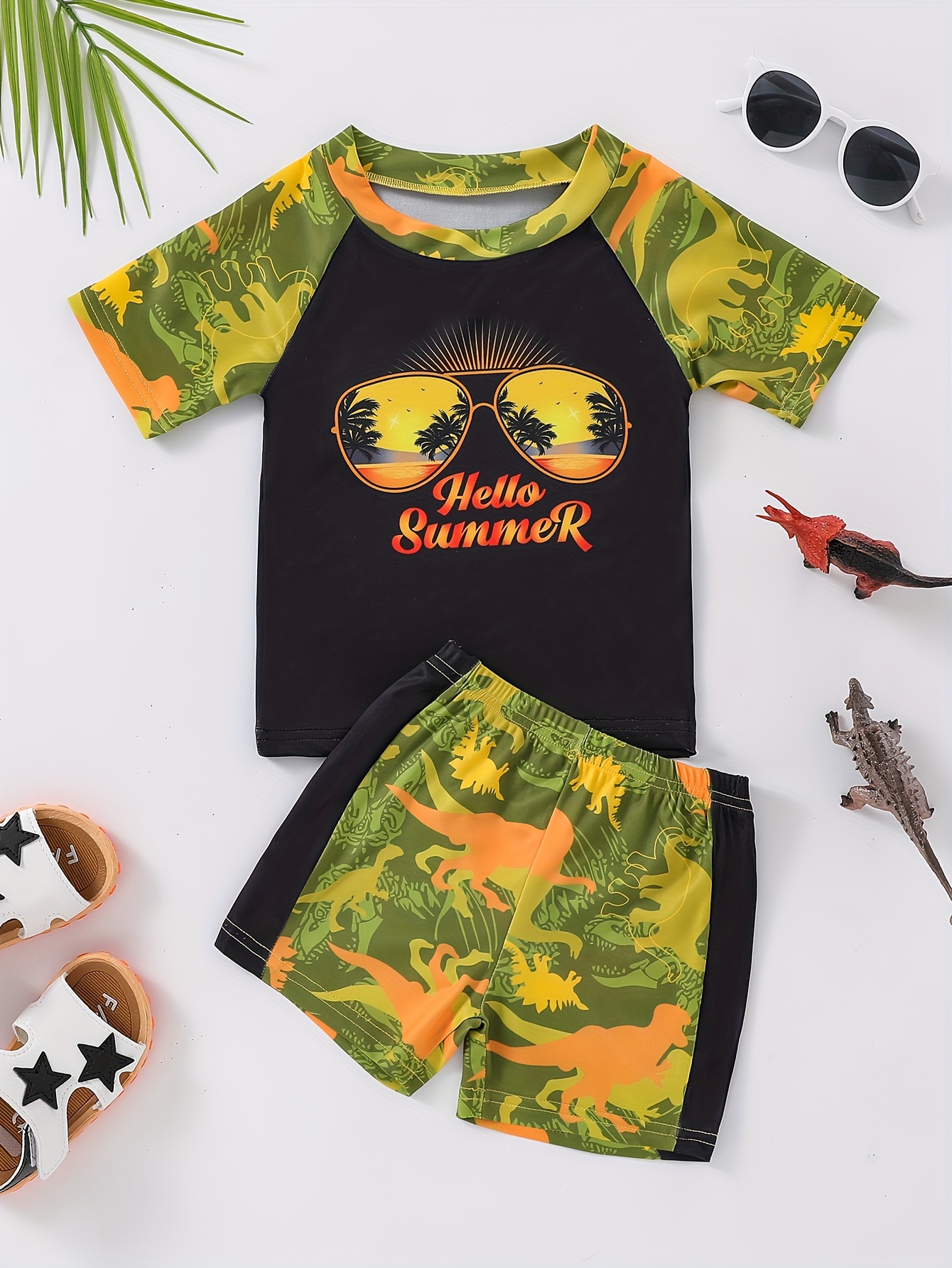 Bañador Niño 2 a 10 Años - Shorts de Baño, Anti UV Camiseta para Niños de 2  a 10 años : .es: Moda