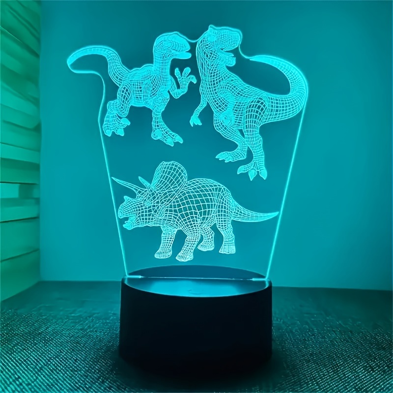 Veilleuse rechargeable enfant Triceratops - Un tout petit dinosaure