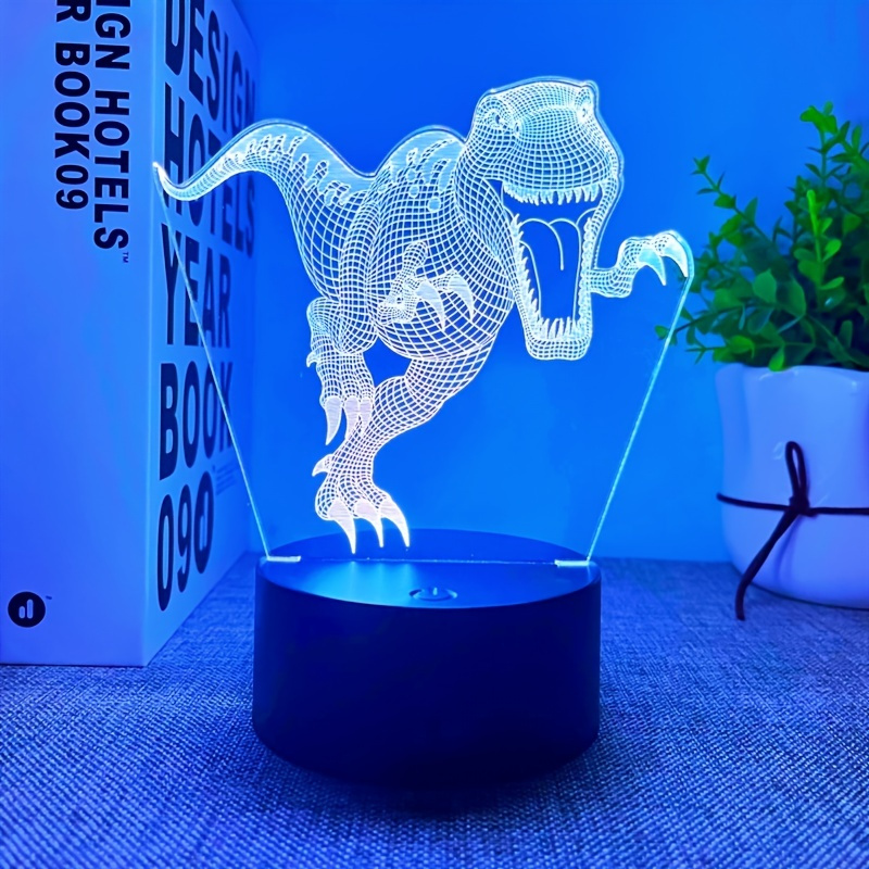 Lampe frontale LED dinosaure pour enfants T-Rex - Lampe frontale à