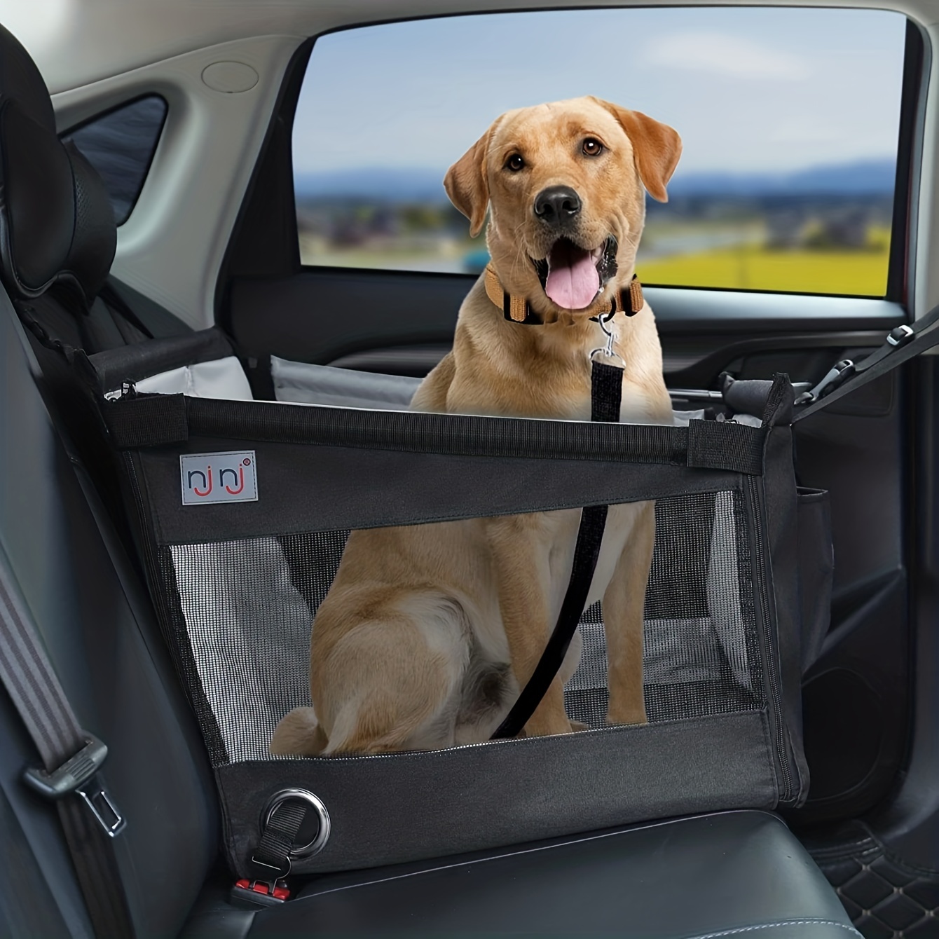 Cubierta impermeable para perro Cesta para coche Para perro Portaequipajes para  perros Gato Alfombrillas Hamaca plegable Seguridad Bolsa de asiento de coche  de viaje