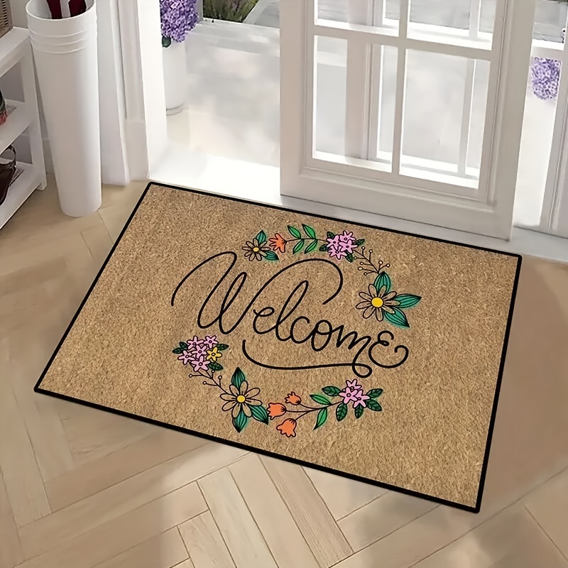 Crystal Velvet Door Mat Cartoon Kitten Indoor And Outdoor - Temu