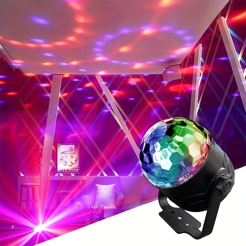 1pc Discolicht Rotierendes Partylicht LED Blitzlampe Multi Kristallkugel  RGB Laserlicht Für Party Geburtstag Hochzeit Halloween Weihnachten - Temu  Switzerland