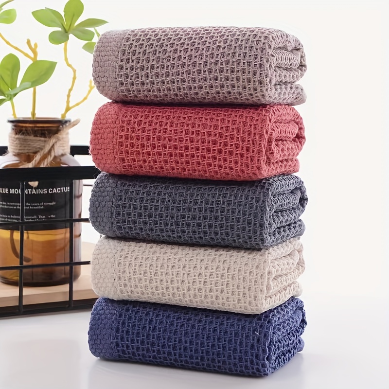 4PCS Cotton Waffle Weave Kitchen Towel Set,18x26 Inches Large Tea Hand Dish  Towel,Cloth Napkins,Ultra Soft Absorbent Dish Rags