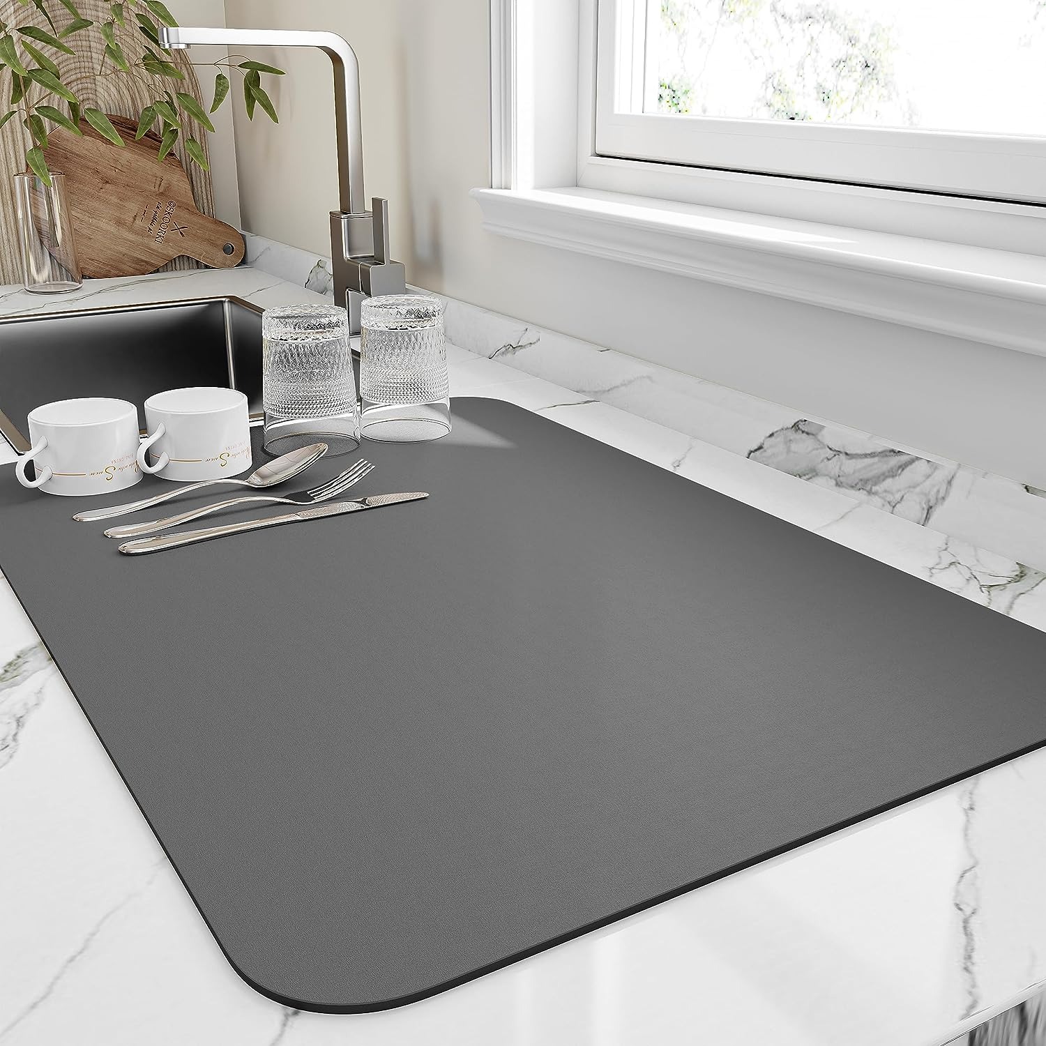 Grand Designs Kitchen Drain Away - Silicone Draining Mat  Pretty Little  Designs – Pretty Little Designs Pty Ltd