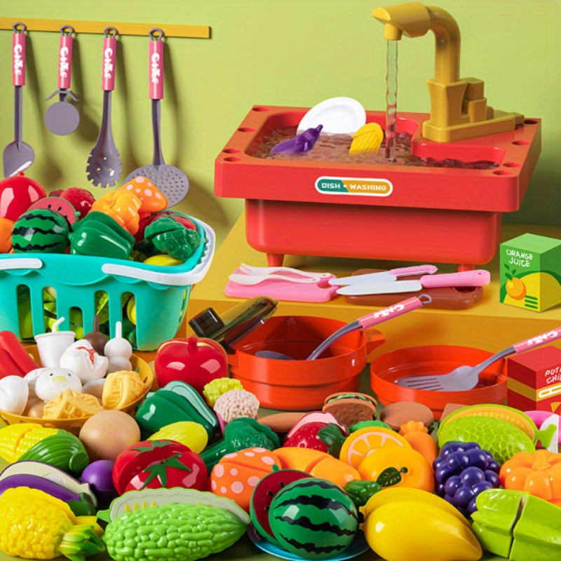 los niños juegan casa de juguete lavadora, mini simulación dollhouse  muebles cocina juguetes niños, lavadora juguete para niños