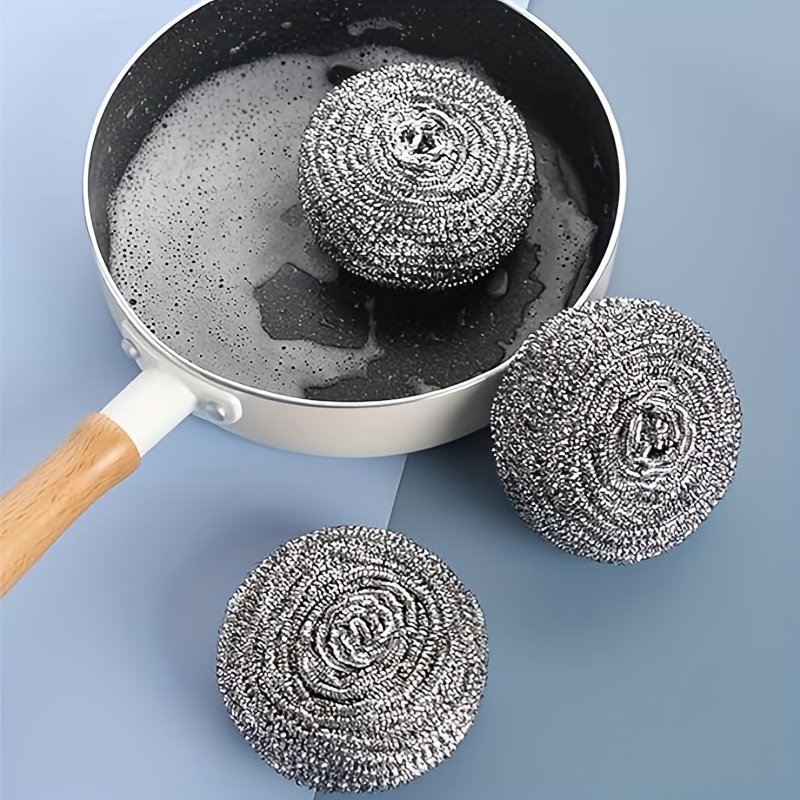 Metal Wire Cleaning Cloth Kitchen Stovetop NonGreasy Dishcloth Mesh Daily  Use Wire Cleaning Cloth - AliExpress