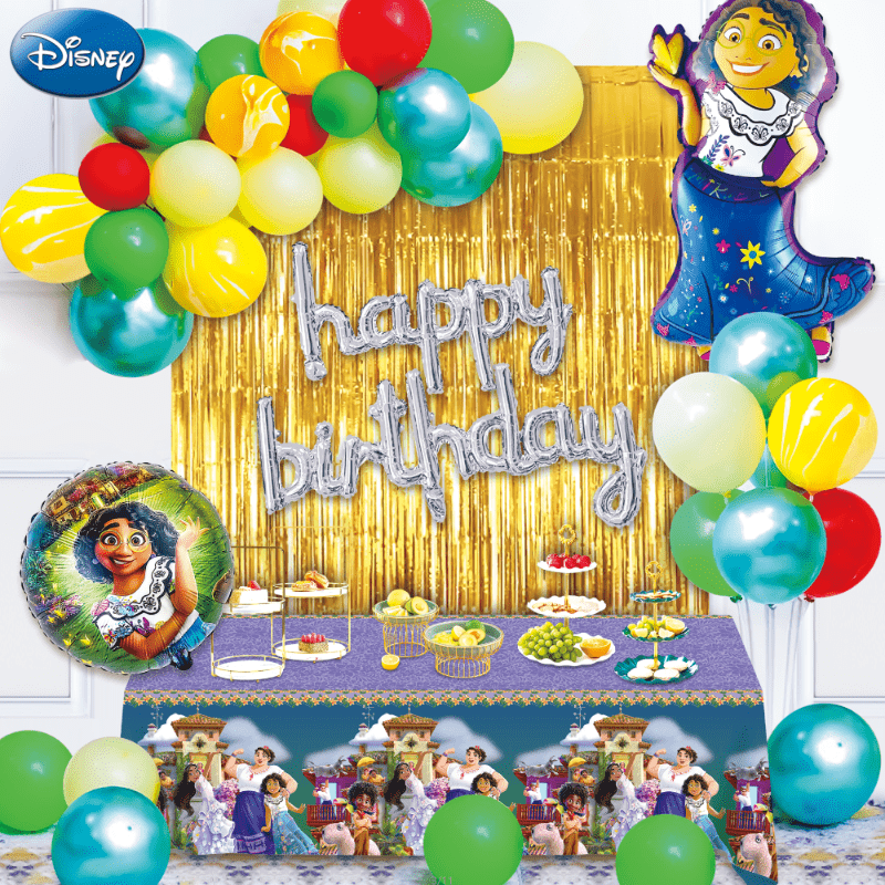 36PCS Lilo et Stitch Ballons, Stitch Joyeux Anniversaire Ballons Feuille  D'aluminium Lettres Bannière Ballons Décoration, Fournitures De Fête  D'anniversaire Pour Enfants - - 