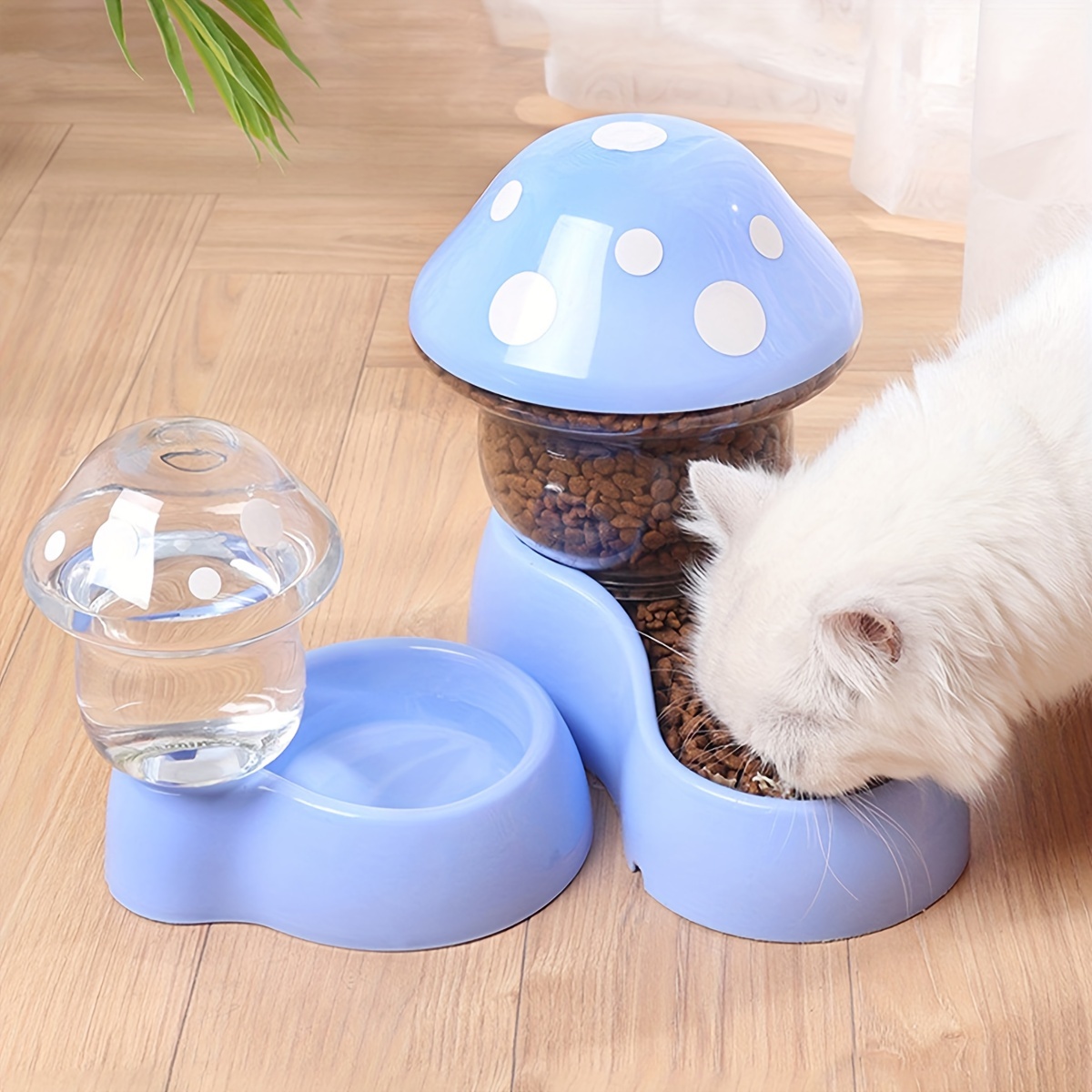 JOJOPEPE Stainless Steel Dog and Cat Feeder Set with Silicone Mat, No-Spill and Non-Skid Design, Durable and Easy to Clean