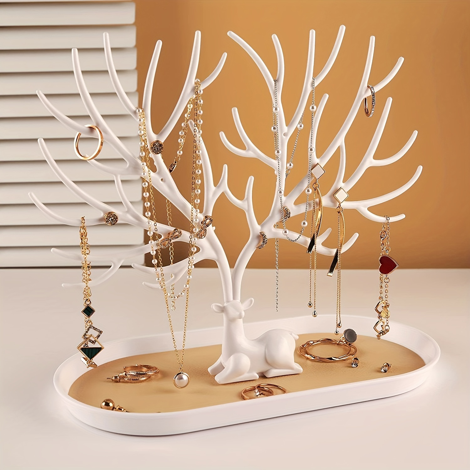 Deer head deals jewelry holder