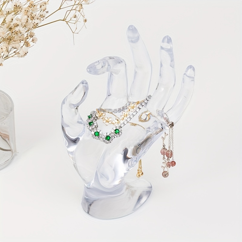 Ring Holder Hand Jewelry Display Holder Engagement Wedding - Temu