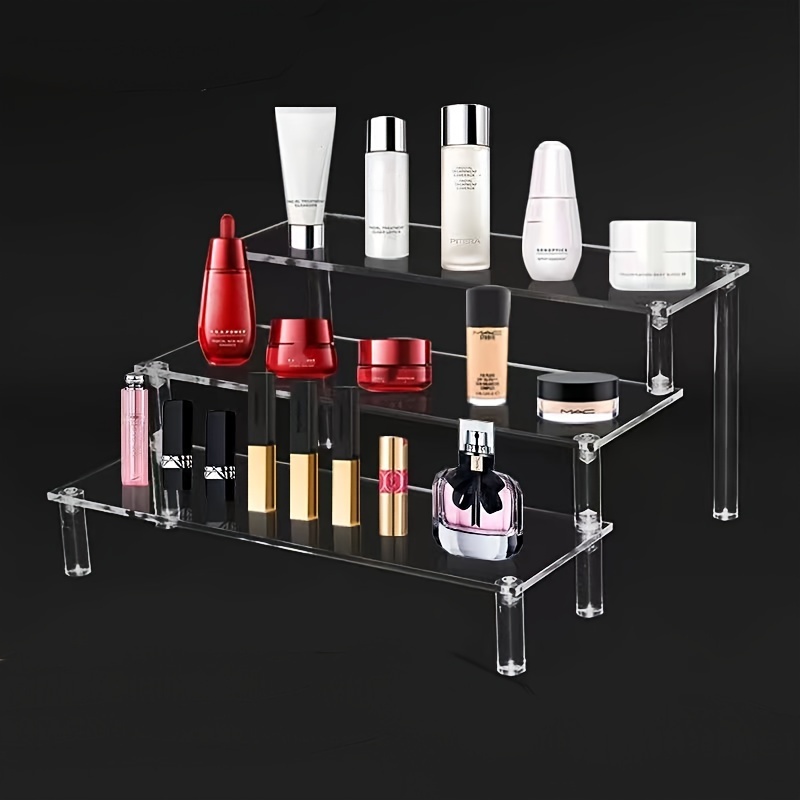  Risers for Display, 6Pcs Square Acrylic Riser Dessert Display,  Clear Acrylic Display Stands for Collectibles, Pop Figures, Crystal,  Jewelry : Home & Kitchen