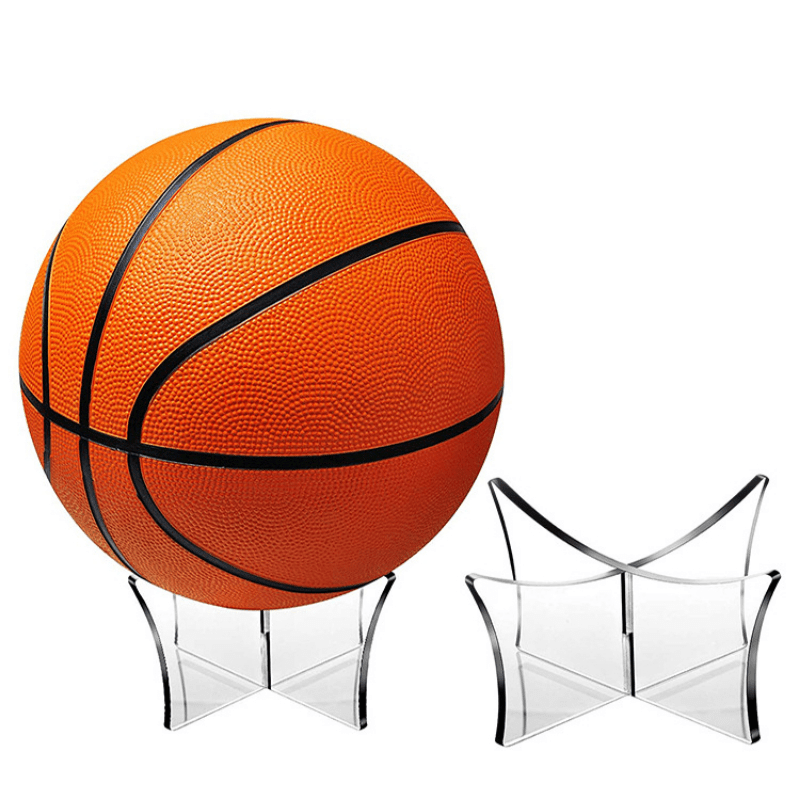 Soporte para balón de fútbol Soporte para balón de fútbol Diámetro 12,6 cm  Material versátil de PP para Baloncesto, Voleibol, fútbol, balón de fútbol  Naranja shamjiam Soporte de exhibición de bolas