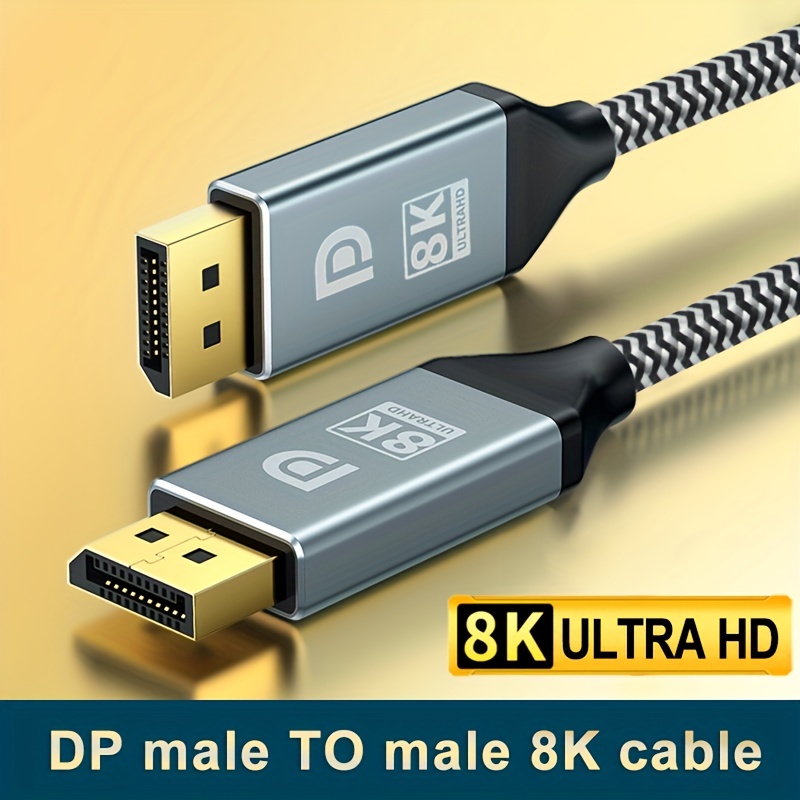 S DisplayPort 2.1 Cable [VESA Certified], DP 2.0 Cable [16K@60Hz
