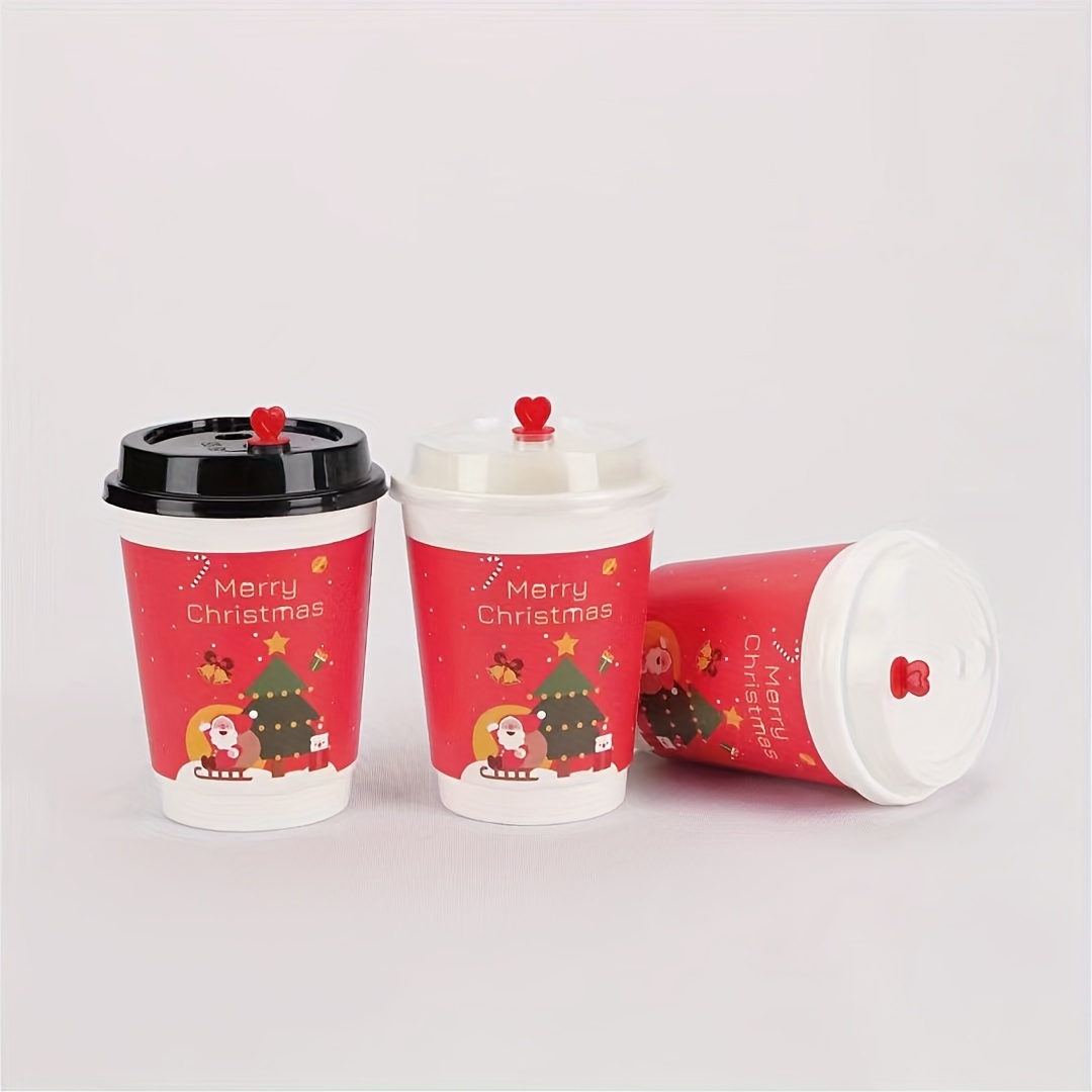 150 Pcs Christmas Paper Cups Xmas Disposable Coffee Cups Holiday Assorted  Cups for Hot Cocoa Chocola…See more 150 Pcs Christmas Paper Cups Xmas