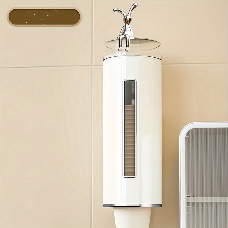 Dispensador de vasos de plástico montado en la pared, dispensador de agua  desechable, pasta o placa de tornillo, montaje para vasos de papel