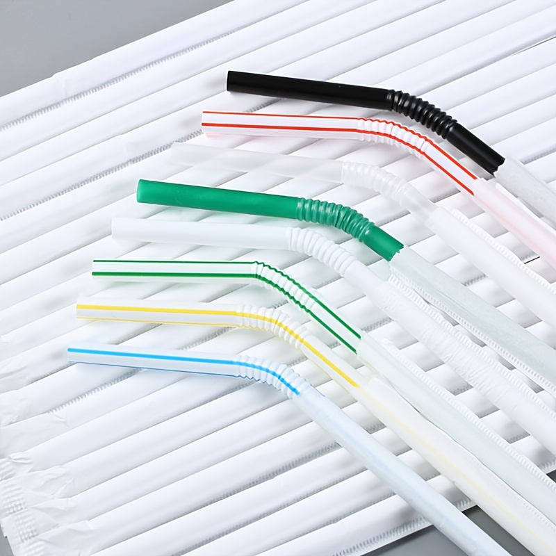 33 Pieces Reusable Plastic Straws Fit for Mason Jars, Tumblers, 9 Inches  Transparent Colored Unbreakable Drinking Straws with 1 Straw Carrying Case