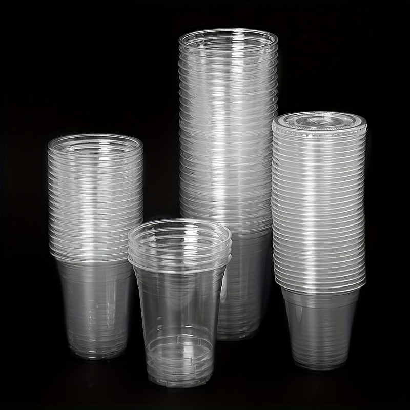 50 Pcs Vasos Plástico Desechables Ultra Claros Vasos Llevar - Temu Mexico