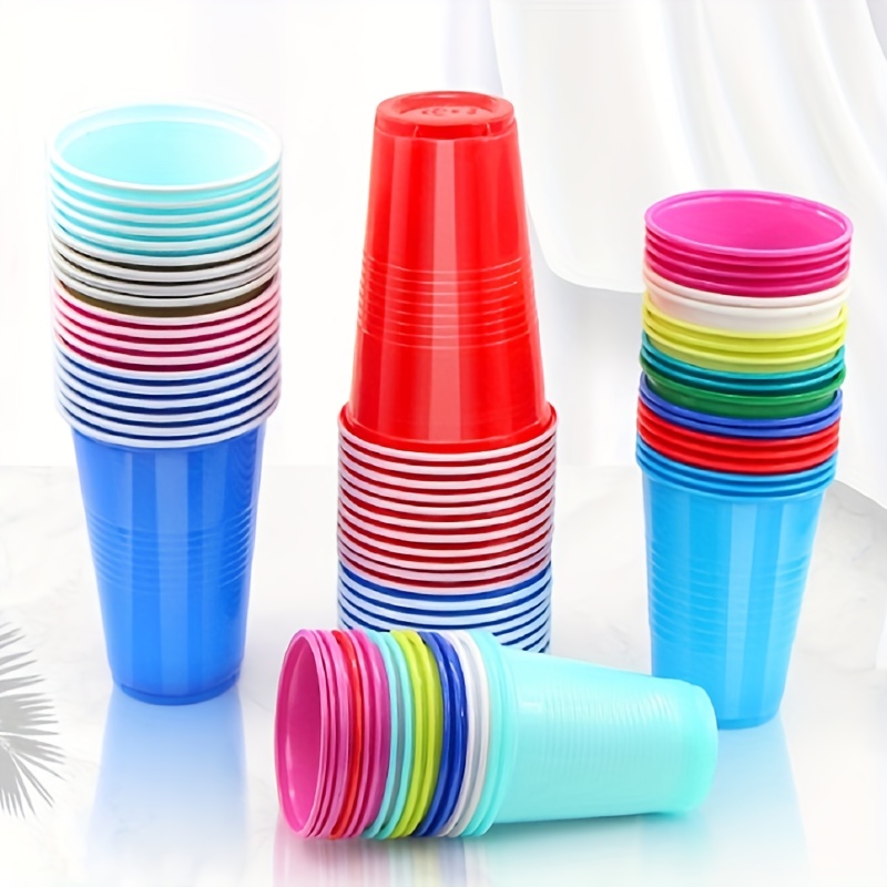 10Pcs / Set High Quality 450ML Red Disposable Plastic Cup Party