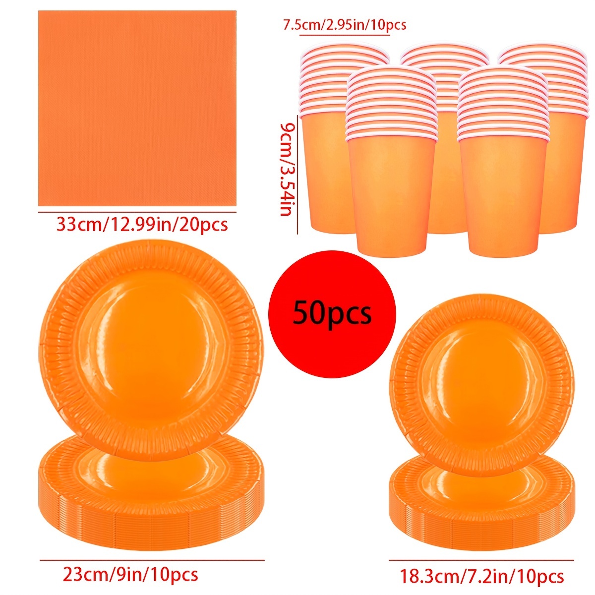 10Pcs / Set High Quality 450ML Red Disposable Plastic Cup Party