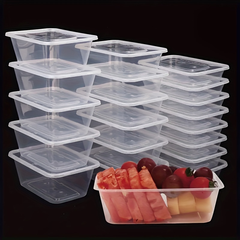 Envases De Alimentos Desechables De Plástico Imagen de archivo - Imagen de  toma, almacén: 258024027