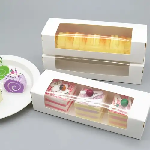 10pcs Boîtes à gâteaux en carton de Noël, boîte d'emballage de gâteau à 4  tasses - Temu Luxembourg