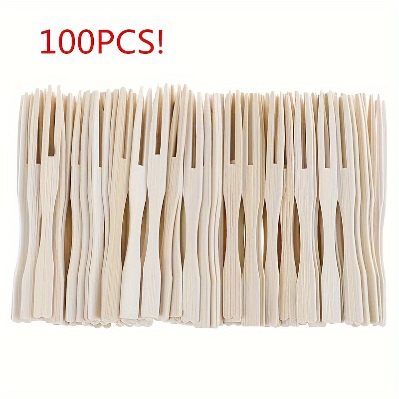 100 pz Barbecue spiedini di bambù usa e getta bastone di bambù  stuzzicadenti lunghi frutta Sandwich snack Barbecue stoviglie accessori da  cucina