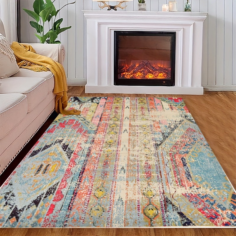 Abstract Style Carpet for Living Room Simplicity Style Big Size Bedside Rugs  Decor Bedroom Non-slip Washable Flannel Floor Mats