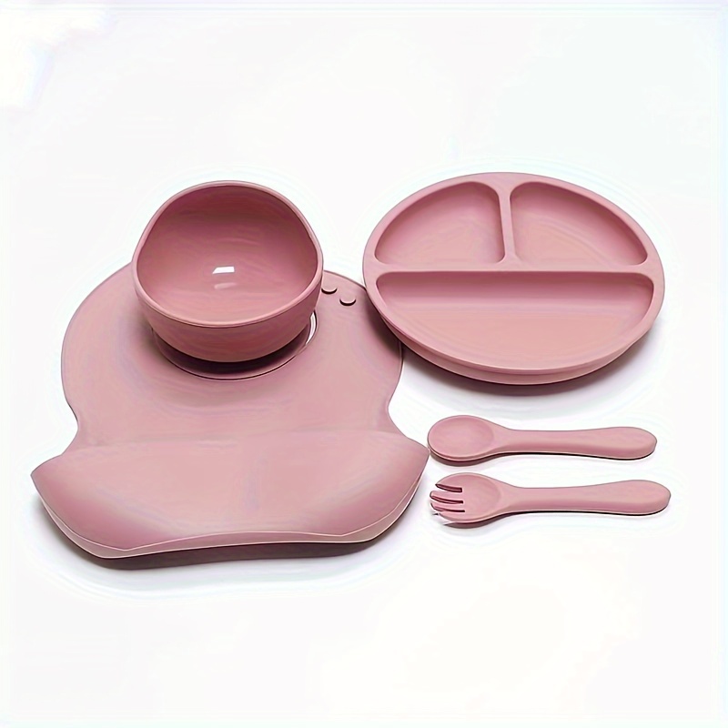 Dinnerware Tableware Bowl Spoon Set Panda Design Baby Feeding Bowl Wheat  Straw