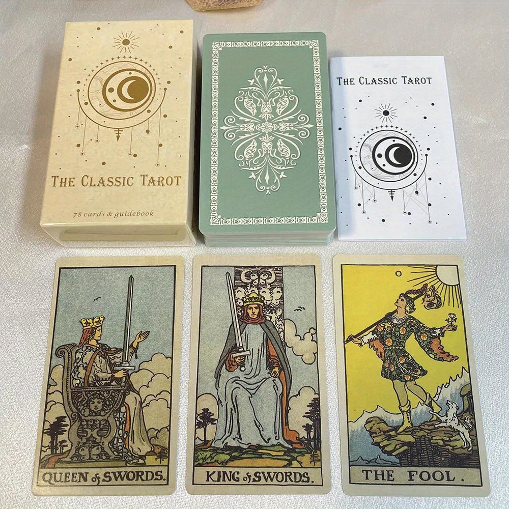 Español Rider Tarot Cards in Spanish Version Board Game Divination Deck for  Beginners with Guide Book