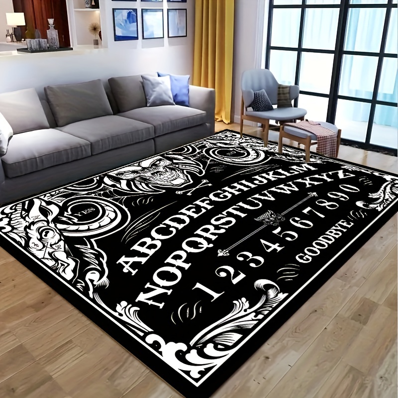 Dangerous Magical Game Ouija Board Pattern Area Rug Bedroom Living Room Kitchen  Rug Doormat Floor Mat Standing Mat Children Play Rug Carpet Bathroom – Yaxa  Store