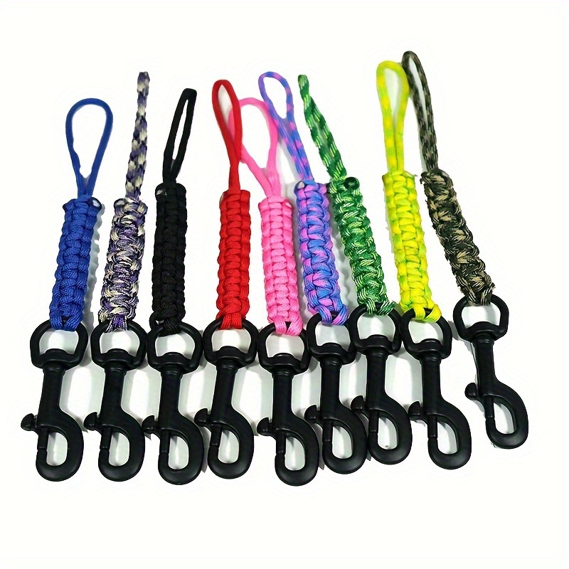 8pcs/Set Versatile And Convenient Plastic Nylon Hooks Plastic Nylon Hook  Outdoor Flagpole Accessories White Pp Hook Buckle