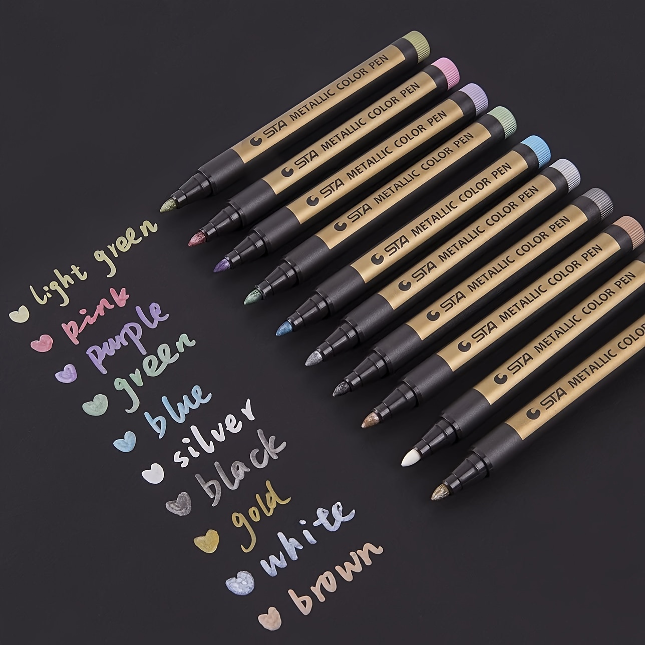 ARTISTRO Outline Markers, 16 Outline Pens, 5 Cards, Gold and Silver  Metallic Outline Markers, Double Line Outline Pens, Self-Outline Metallic  Markers. Perfect for Doodling, Drawing and Calligraphy : :  Automotive