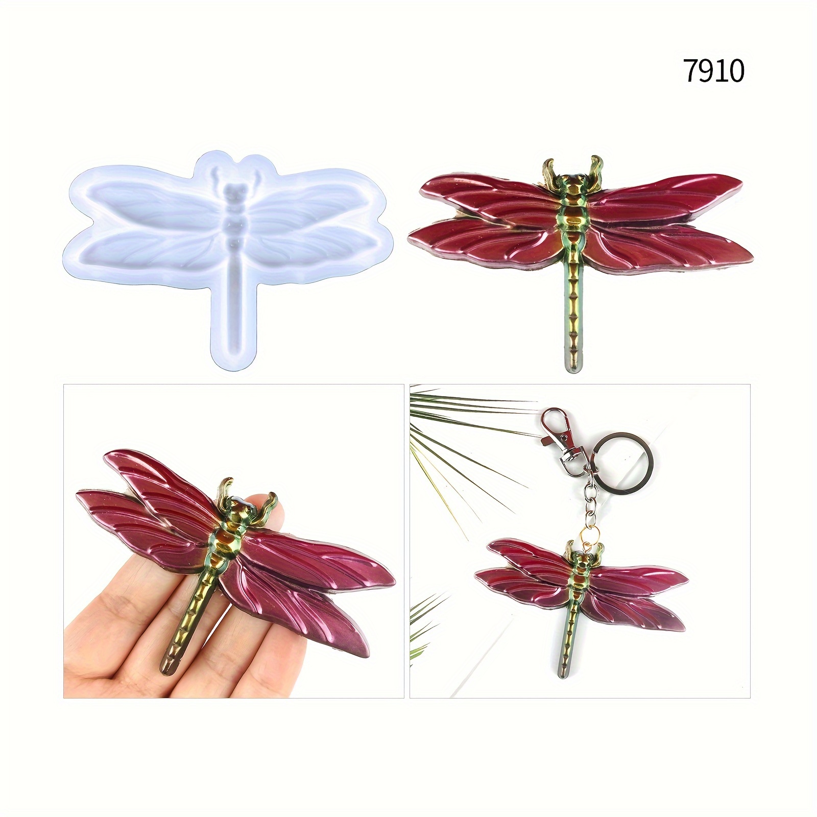 Dragonfly Butterfly Chocolate Mold 3d Flying Insects - Temu