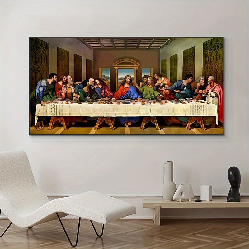 Extra Large Size Full Drill Diamond Painting Kit - 15.8"x33.5"  The Last Supper