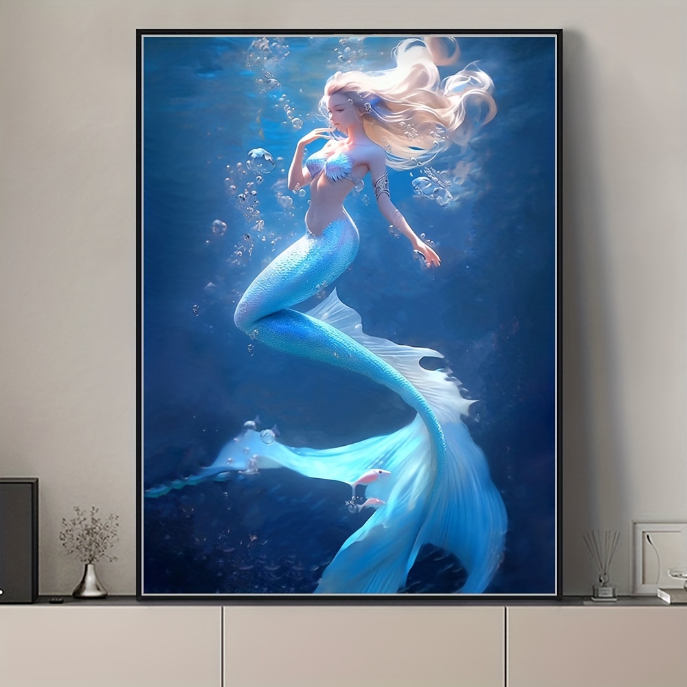 cardboard diamond painting lovely mermaid - Fashion Diamond Painting