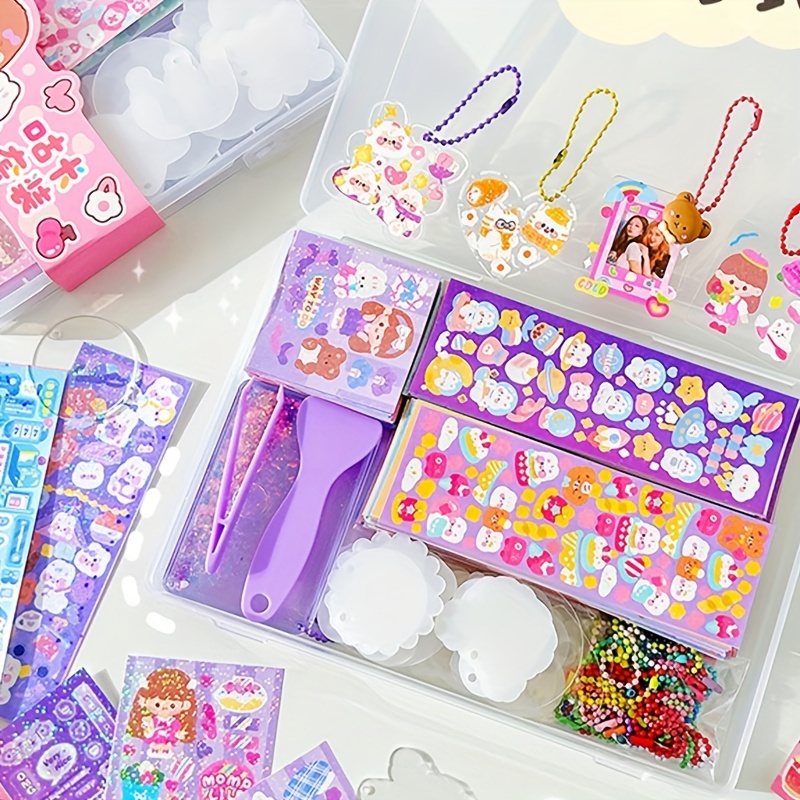 DIY Art and Craft for Girls: Guka Cream and Sticker Making Kit with Kpop  Stickers, Artificial Cream Glue, and Decoration Accessories - Fun Complete