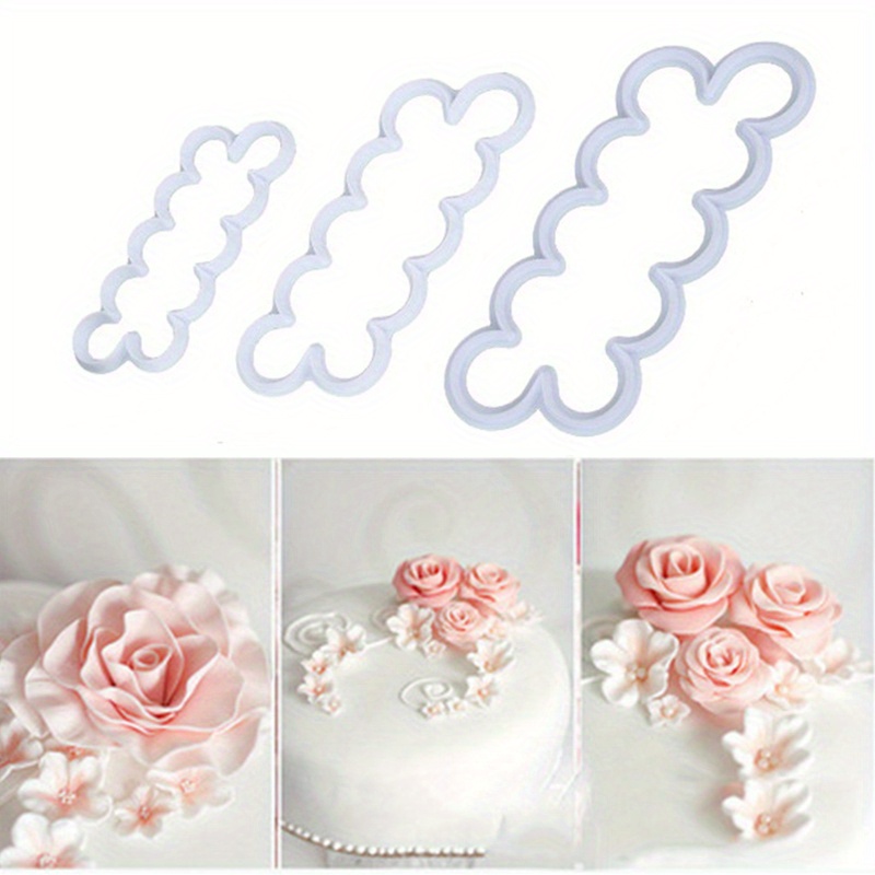 8Pcs Fondant Cake Decorating Modelling Tools 16 Patterns Carving Flower  Craft Clay Modeling Baking Accessories Set