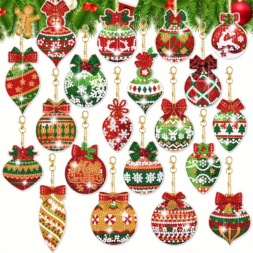 Diamond art ornament #1  Christmas diamonds, Christmas ball ornaments diy,  Christmas ornament crafts