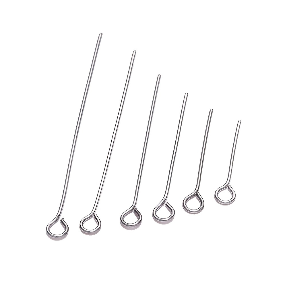 50-100PCS/lot 70mm Metal Flat Head Pins Eye/Ball Head Jewelry Pins