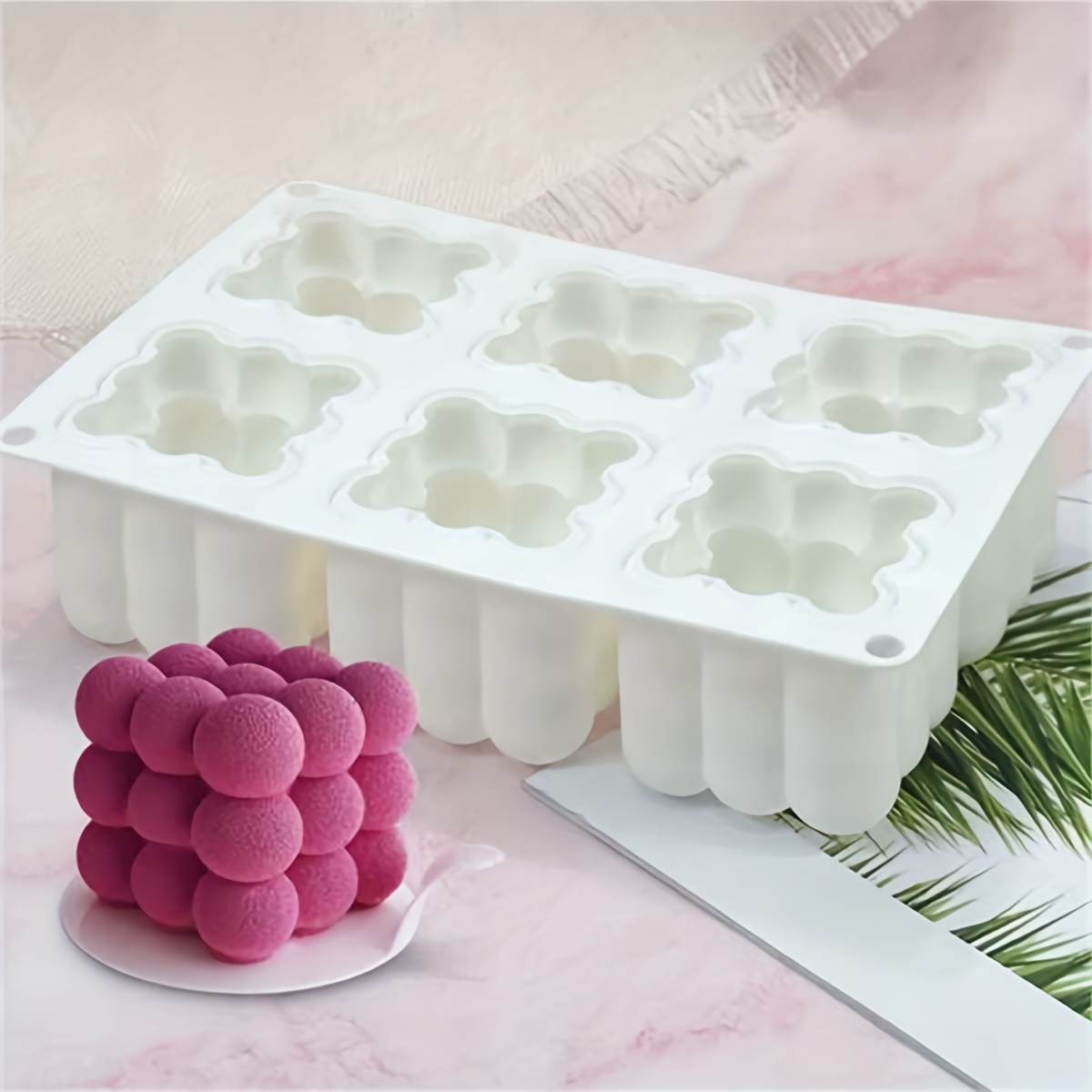 Dice Shape Ice Cube Tray 7 Shape Diy Dice Silicone Ice Tray Mold Dice Mini  Ice Cube Trays With Lids Mold Reusable Mold