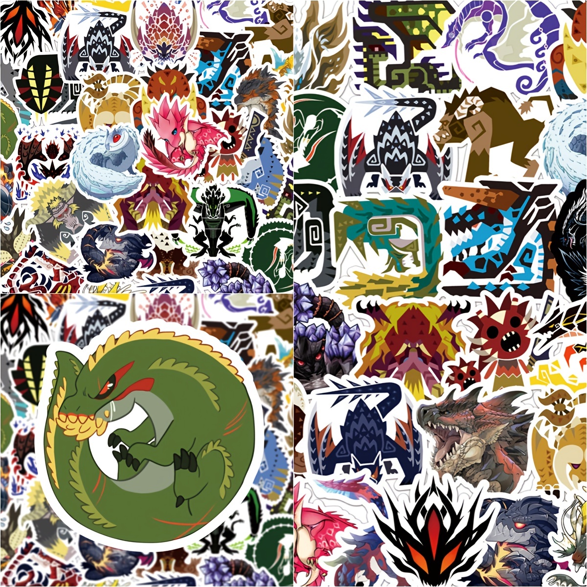 Original Godzilla Graffiti Stickers 50pcs Suitcase Car Helmet