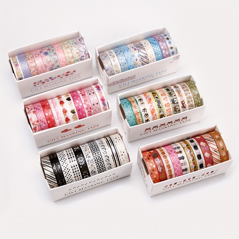 10 Rolls of Crafting Tape Scrapbooking Tape DIY Washi Tape Xmas Themed  Washi Tape Winter Season Tape Tapes - AliExpress