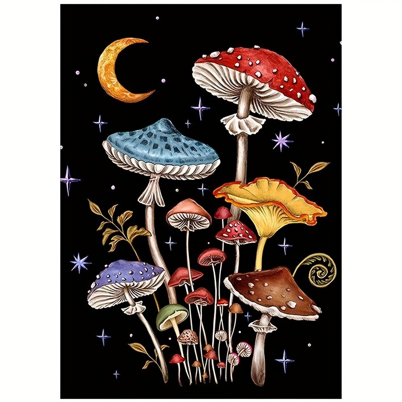 Mushroom Diamond Painting - Temu