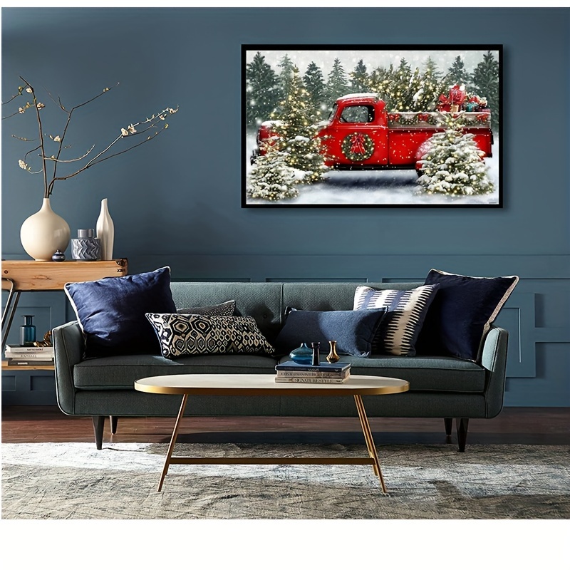 Red Truck Diamond Paintings - Temu