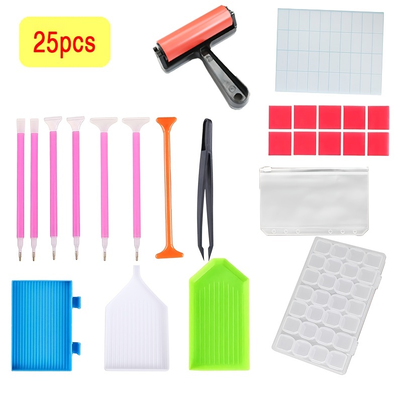 Diy Diamond Painting Tools And Accessories Kit Multiple Sizes