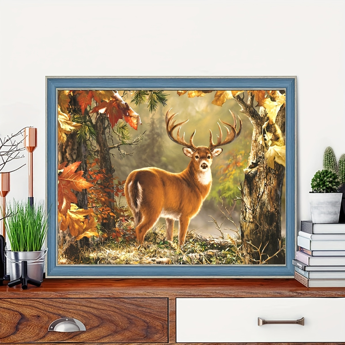 Aesthetic Abstract Deer - 5D Diamond Painting - DiamondByNumbers - Diamond  Painting art