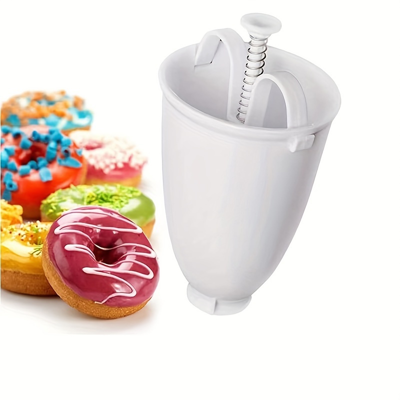 Máquina para hacer donas, mini fabricante de donuts, aspecto elegante,  revestimiento antiadherente para el hogar (enchufe de EE. UU. 110 V 10 A)