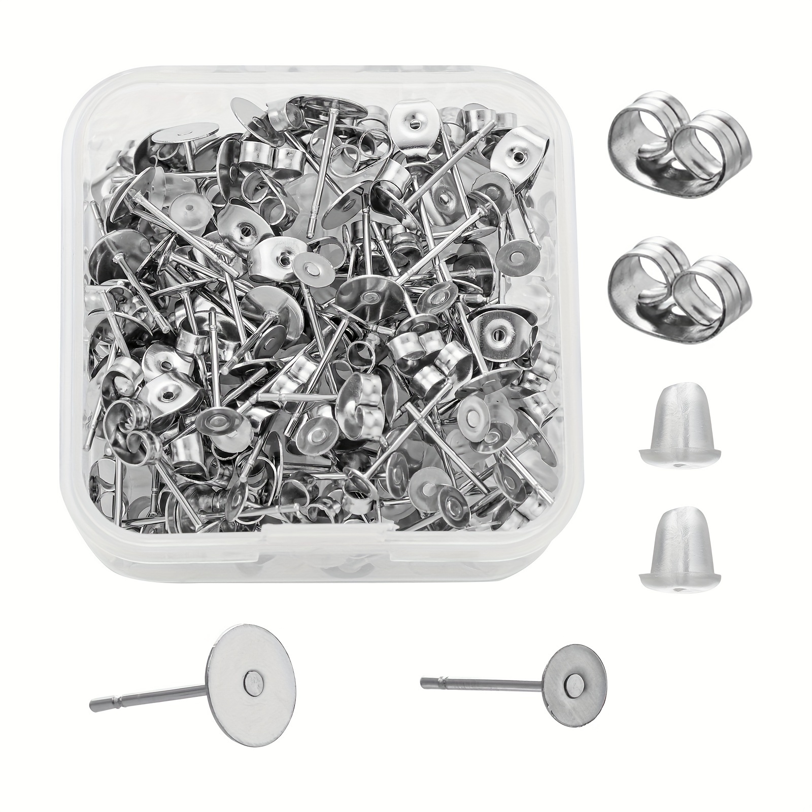 French Style 40mm Coiless Safety Pins for Bead Craft & Jewellery