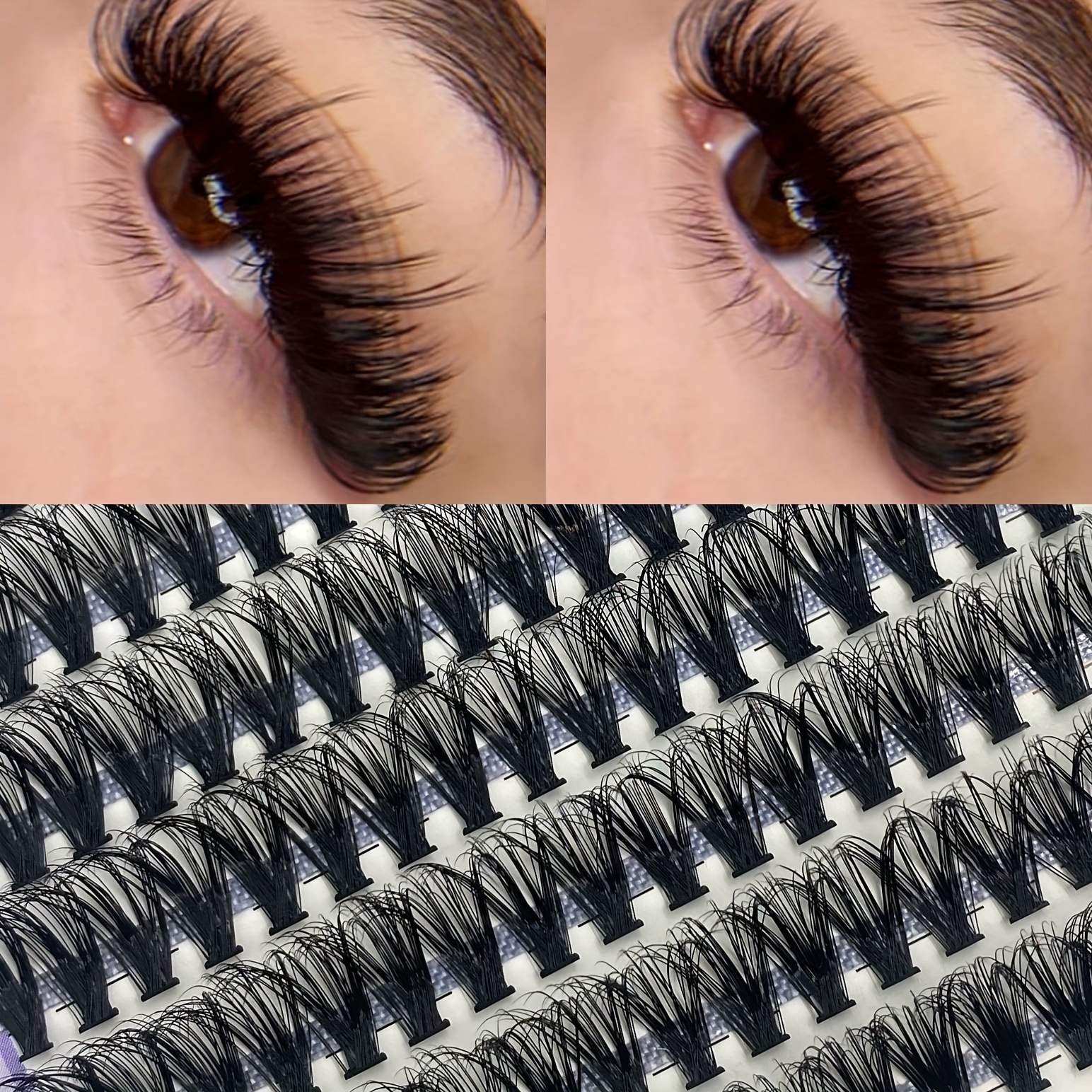 12 Rows Individual Flower Grafting Eyelash Soft Light Comfortable Eyelashes  Extension Lashes Beauty Makeup bulk items wholesale